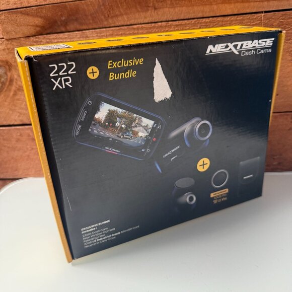 Nextbase 222X Dash Cam Front & Rear 1080p Night Vision Loop Cam Car DVR - Picture 1 of 13